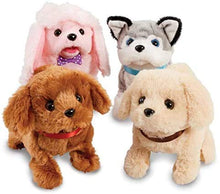 Load image into Gallery viewer, Pitter Patter Pets - Walk Along Puppy Pal, Keyring, 5 Stickers - 3 PC Dog Bundle - OMG Closet
