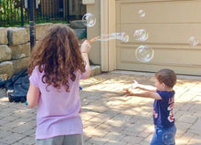 Load image into Gallery viewer, Big Bubble Wands Assortment (Pack of 6), Rubber Ring and 5 Stickers - 3 PC Bundle - OMG Closet