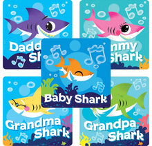 Load image into Gallery viewer, Baby Shark - Reversible Pillowcase 5 Assorted Stickers - 2 PC Bundle - OMG Closet
