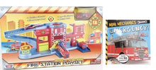 Load image into Gallery viewer, Motor Max - Fire Station Playset and Book Mini Mechanics Emergency - 2PC Bundle - OMG Closet