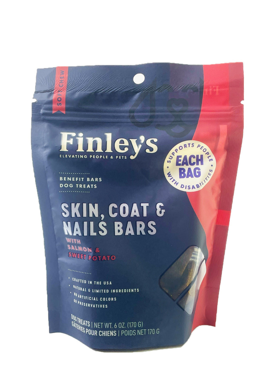 Finley's Dog Treat Skin, Coat & Nails Bars