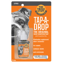 Load image into Gallery viewer, The Tough Stuff Tap-A-Drop Eliminator Odor Remover Eliminator with Essential Oils Citrus
