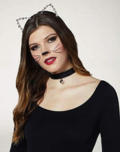 Load image into Gallery viewer, Rhinestone Headband Cat Ears and Cat Choker - Cute Accessories - 2 PC Bundle - OMG Closet
