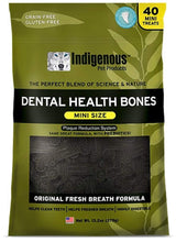 Load image into Gallery viewer, Indigenous Pet Dog Treat -Dental Health Bones Helps Clean Teeth &amp; Freshen Breath (Dental Health Bones Mini) 2 PC Bundle - OMG Closet
