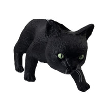 Load image into Gallery viewer, Black Cat Pet Decoration and 5 Assorted Stickers - 2 PC Bundle - OMG Closet
