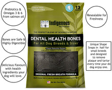 Load image into Gallery viewer, Indigenous Pet Dog Treat -Dental Health Bones Helps Clean Teeth &amp; Freshen Breath -2 PC Bundle - OMG Closet
