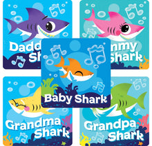 Load image into Gallery viewer, Baby Shark - Reversible Pillowcase 5 Assorted Stickers - 2 PC Bundle - OMG Closet
