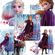 Load image into Gallery viewer, Frozen - Super Soft Pillowcase (Elsa - Anna) and 5 Assorted Stickers - OMG Closet
