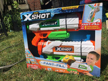 Load image into Gallery viewer, Water Guns Super Soaker for Kids 2 Pack Blaster Zuro X-Shot &amp; Emoji Bracelet - 2 PC Bundle - OMG Closet
