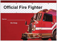 Load image into Gallery viewer, Kids Fire Fighter Starter- Kids Helmet, 3 Pull Back Truck and Certificate - [OMG Closet]
