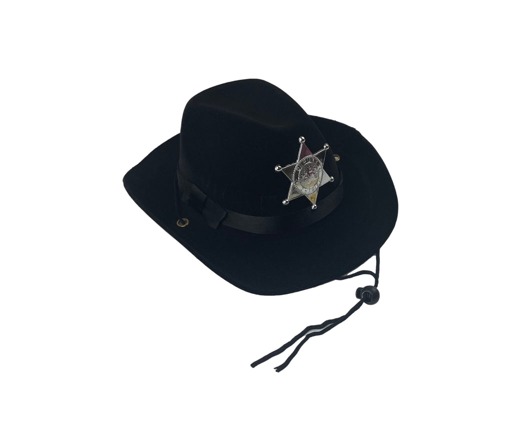 Kids Deputy Sheriff Hat - Dimensions: 12l x 10w x 5h Inches - [OMG Closet]